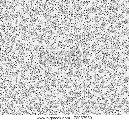 grey floral background