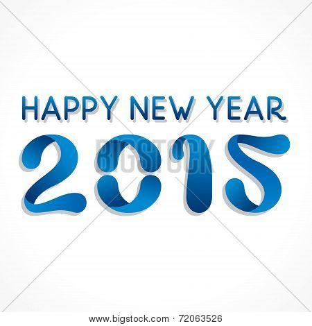 Happy new year greeting 2015 stock vector
