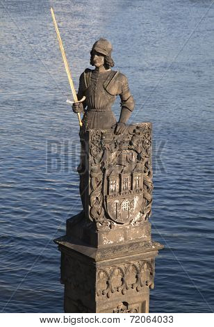 Statue In Prague