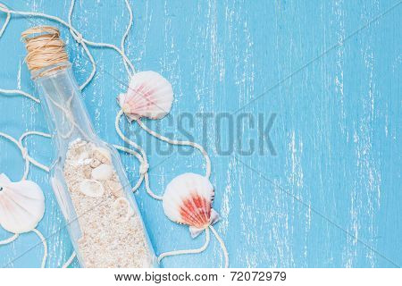 Glass Bottle With Sand