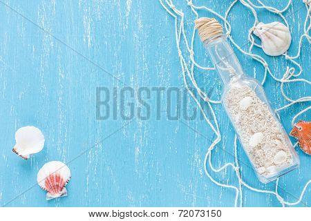 Glass Bottle With Sand