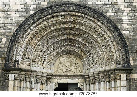 Doorway Of Church Of Saints Cyril And Methodius, Prague