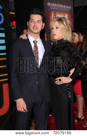 LOS ANGELES - SEP 15:  Ben Schwartz, Jane Fonda at the 