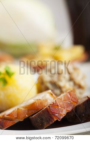 roasted pork