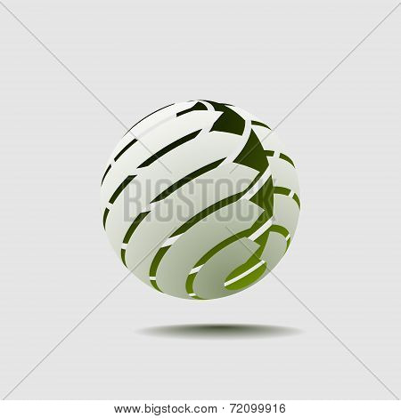 Abstract Globe