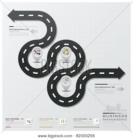 Road And Street Business Infographic