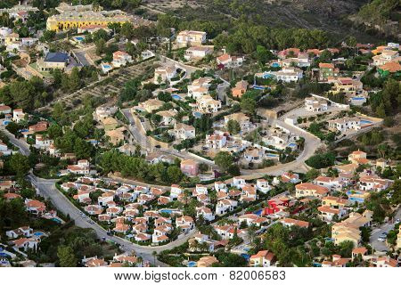 View From The Heights In Denia