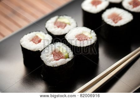 Maki Sushi With Raw Tuna