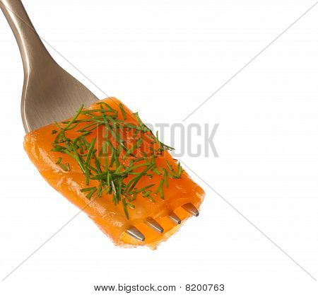 Salmone affumicato all'aneto