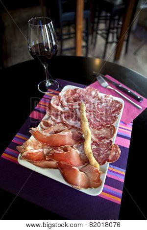 Cold Meat And Wine