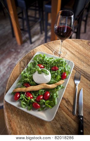 Mozzarella And Salad