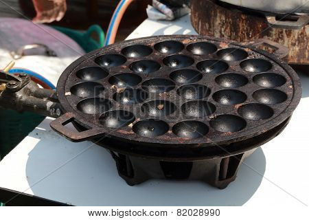 Kanom Krok Pan, Thai Food Sweetmeat