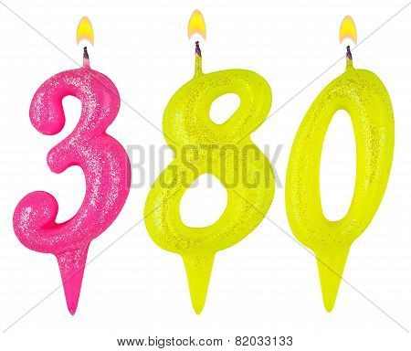 Candles Number Three Hundred Eighty