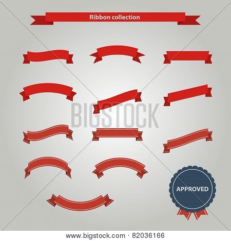 Red ribbon set