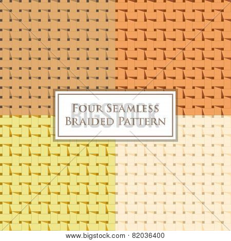 Four Seamless Braided Pattern
