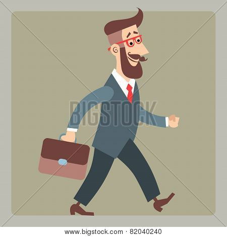 Hipster Goes To Work