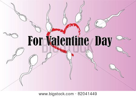 Vector parody valentine day
