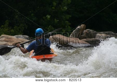 Pádlování Kayaker