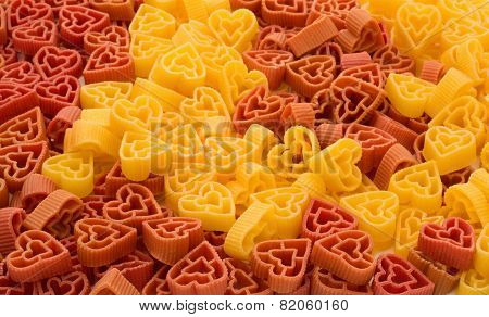 Pasta In Shape Of Heart