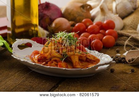 Pasta Arrabiata With Chilli And Garlic Organic