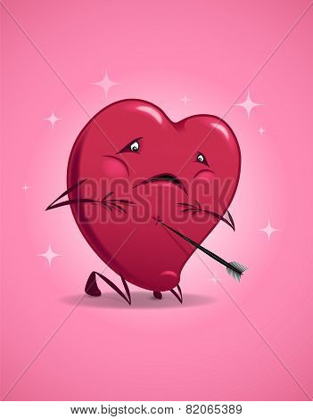 Valentine Wounded Heart.