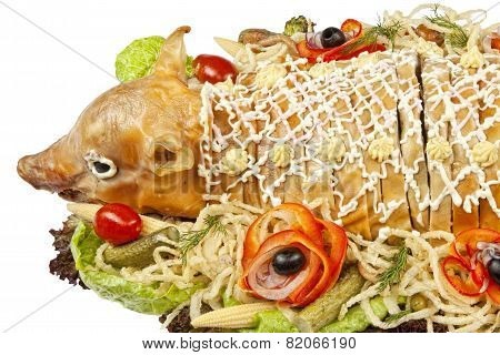 roasted pig
