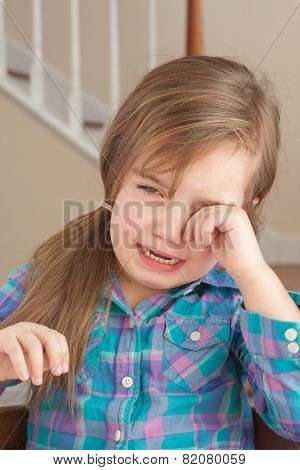 crying little girl