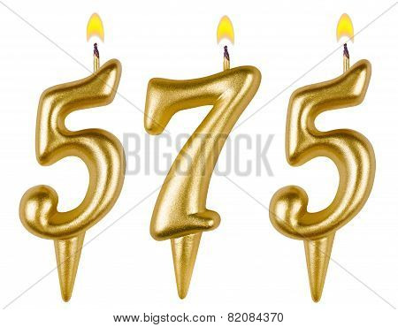 Candles Number Five Hundred Seventy-five