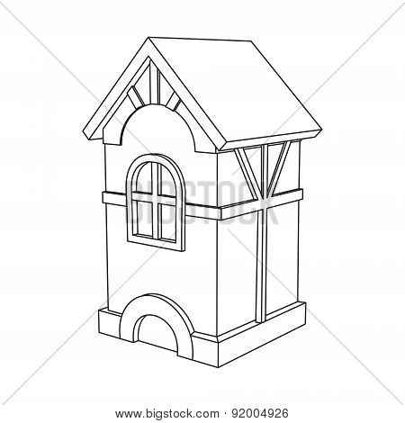 German and French tradional vector building