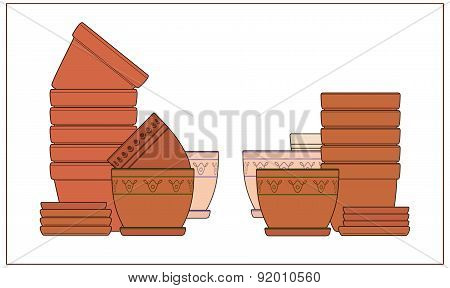 Flower Pots.