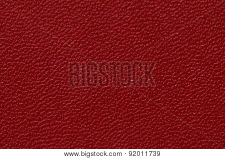 Deep red leather texture background