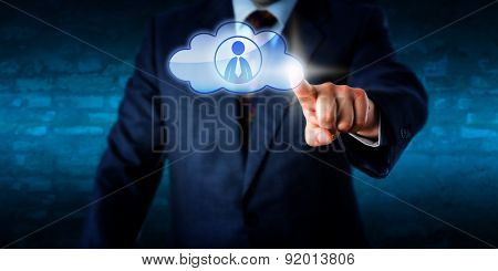 Management Contacting A Male Peer In The Cloud