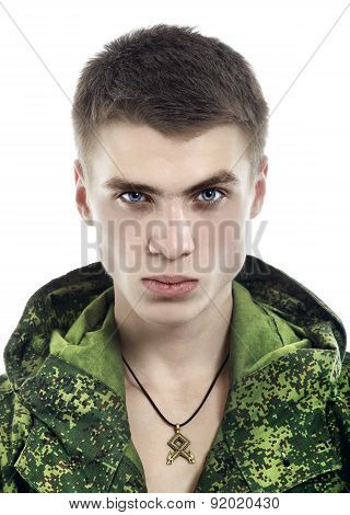 Military Man Portrait