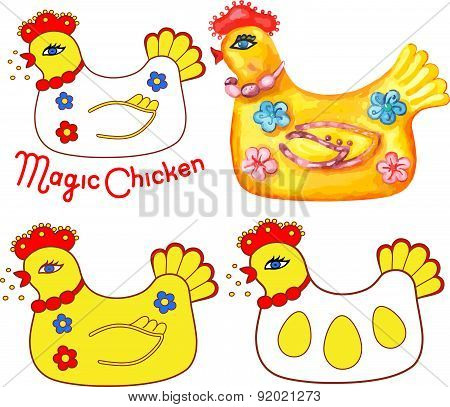 Magic chicken set