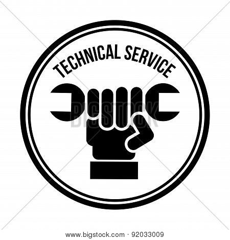 Tools design over gray background vector illustration