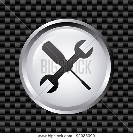 Tools design over gray background vector illustration
