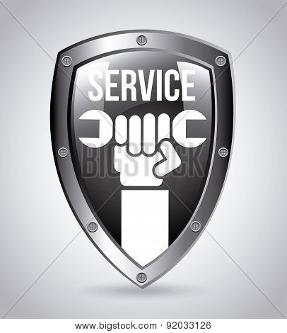 Tools design over gray background vector illustration