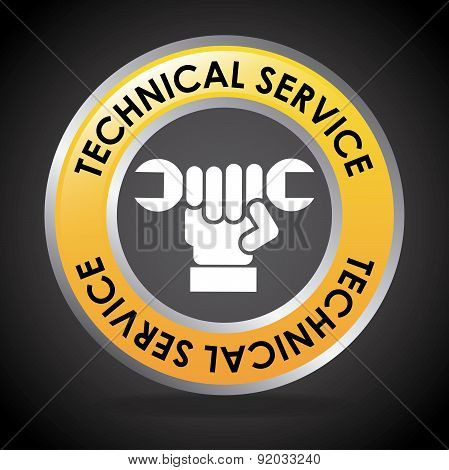 Tools design over gray background vector illustration