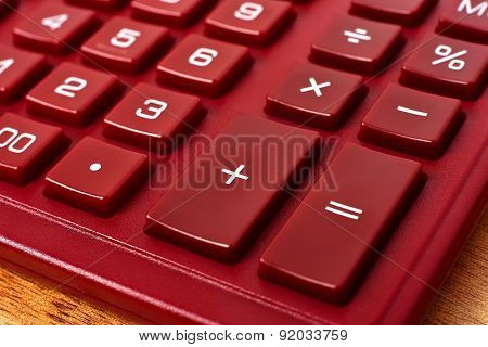 Calculator On Table