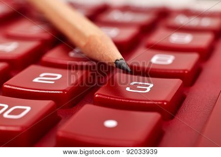 Calculator With Pencil