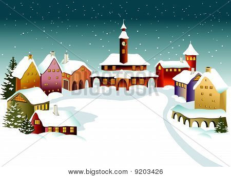 Winter stad