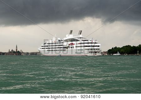 Cruise Ship Le Lyrial at Venice