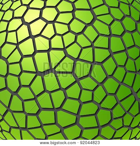 Abstract green geometric background