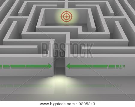 Labyrint k cíli
