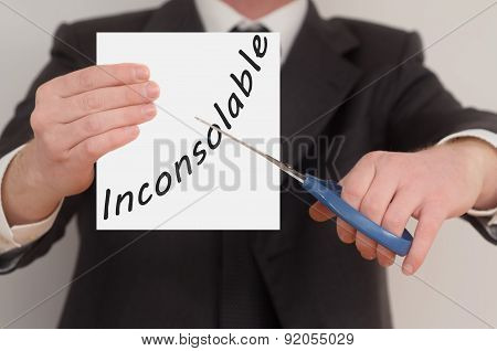 Inconsolable, Determined Man Healing Bad Emotions