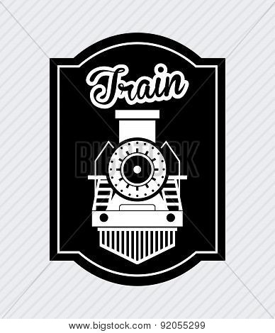train design over white background vector illustration