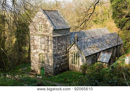Minster Church In Valency Woods Near Boscastle