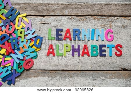 The colorful words 