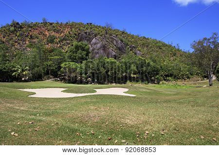 Golf course at the Constance Lemuria Resort.