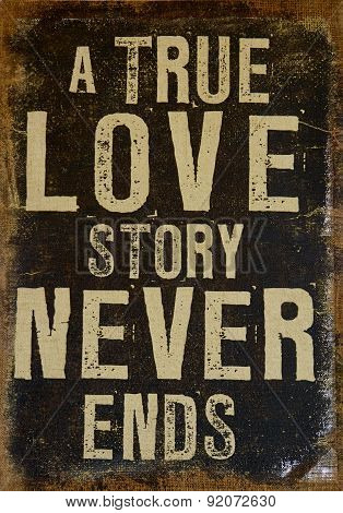 True Love Never Ends